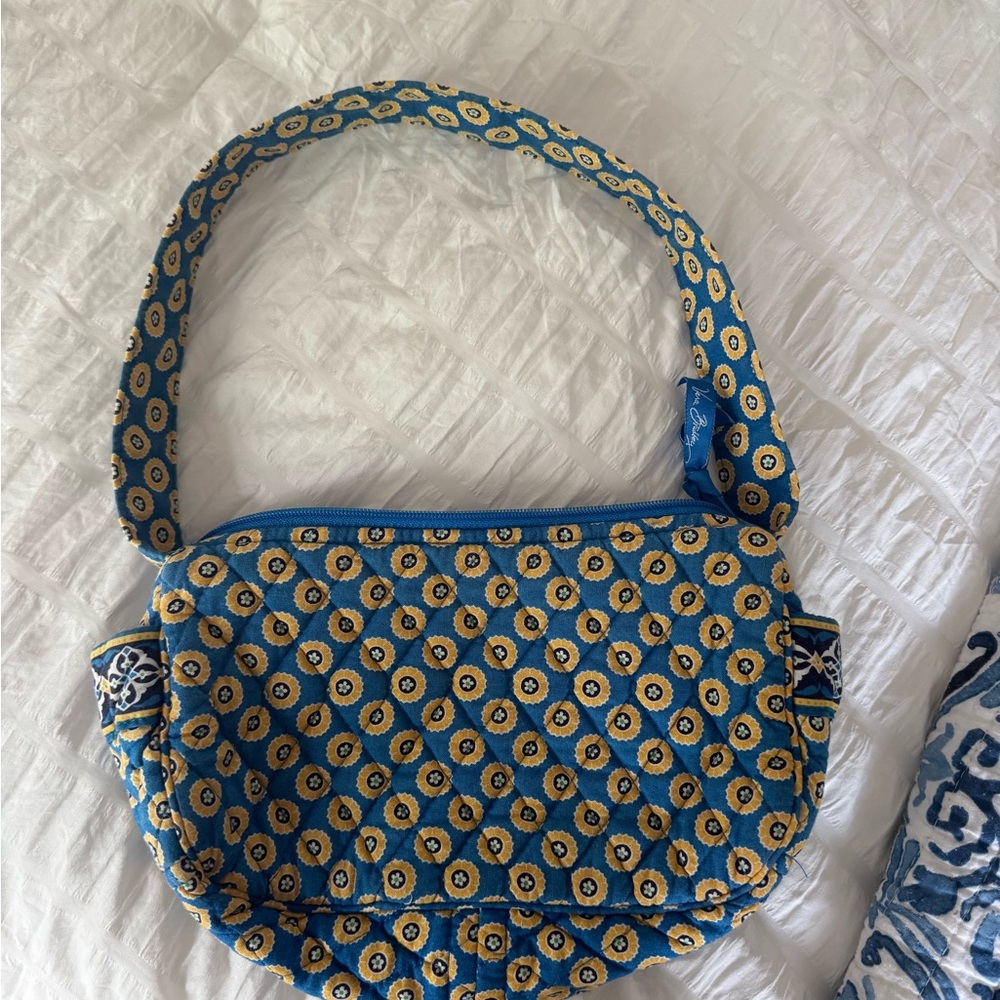 Vera Bradley Blue and Yellow Patterned Women's Bag